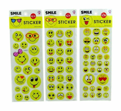 Decorative sticker for children's room type PVC with sponge Smiley hazlii