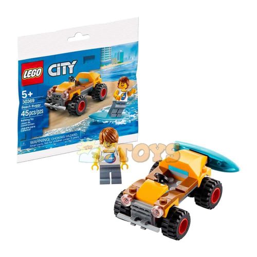 LEGO® City Beach Fun with Buggy and Board - 45 pieces