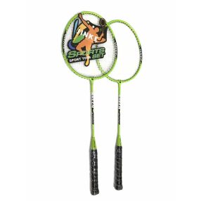   Set of 2 shuttlecock badminton rackets Sport TOY Multicolored set