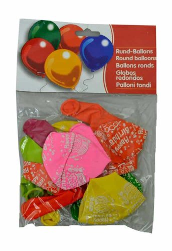Happy Birthday balloons set for birthdays 10pcs 30cm