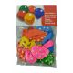 Set of inscribed balloons with polka dots for birthdays 10pcs 30cm