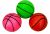 Set of rubber balls Basketball inflatable set of 3 pieces various colors 10cm