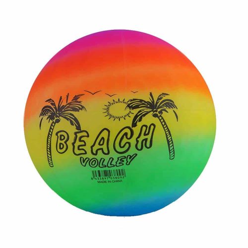 Rubber ball for children Beach Volley model 22cm inflatable rainbow