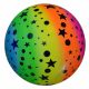 Rubber ball for children model Stars 22cm inflatable rainbow