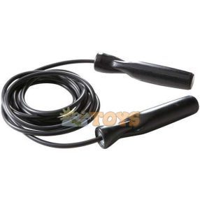 Skipping rope with handle Plastic solid rubber rope 260cm
