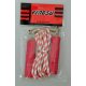 Skipping rope with wooden handle and multicolored sponge 280cm