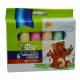 Asphalt chalk 6 colors in a box