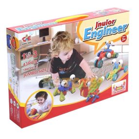 Construction set Junior Engineer Jumbo Size 43 pcs 18 models