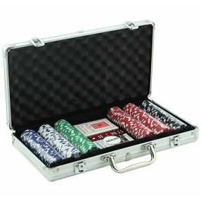 Professional Poker Set 200 Poker Chips in aluminum case