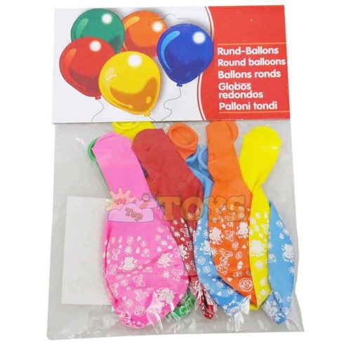 Set of balloons inscribed with teddy bear - birthday decorations 10pcs 30cm