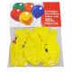 Set of balloons inscribed with Emoji smiley for birthdays 10pcs 30cm