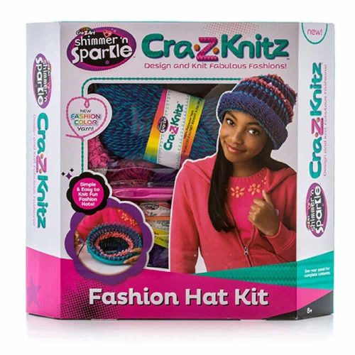 Cra-Z-Knitz Hat Crochet Set Fashion Hat Kit 17119 Ultimate Desig