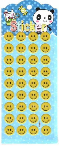 Decorative sticker for children's room type PVC with Smiley sponge 36 pcs