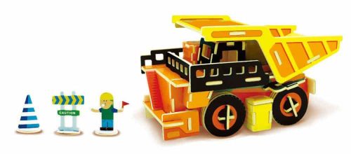 robud 3D wooden puzzle Mega dumper machine VC403 67 pieces Robotime