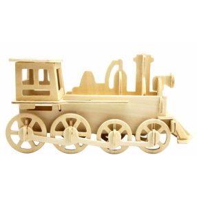   rowood Wooden 3D Puzzle Steam Locomotive JP302 - 35 pieces Train