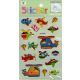 Decorative sticker various 3D models made of PVC 19x10cm for children