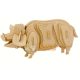 Robotime 3D Wooden Puzzle Domestic Animals Pig 38 Pieces JP231 Pig