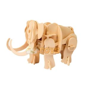   Robotime 3D Wooden Puzzle The Walking Mammoth A400S 40 pieces