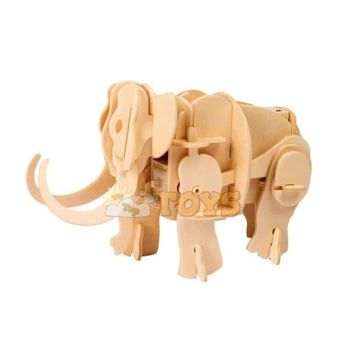 Robotime 3D Wooden Puzzle The Walking Mammoth A400S 40 pieces
