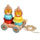 Wooden pull toy Leo Lucy&Leo LL155 sorting and stacking toy