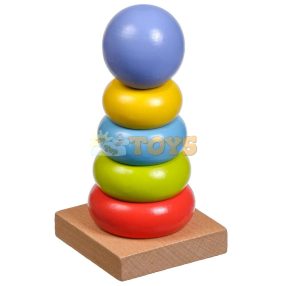   Lucy&Leo LL152 multicolored stacking tower educational toy for children