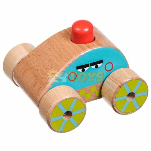 Lucy&Leo LL156 mini car with sound wooden push toy