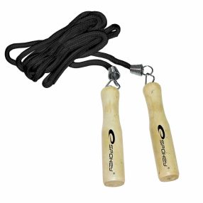   Spokey Skipping rope with wooden handle and string length 280cm