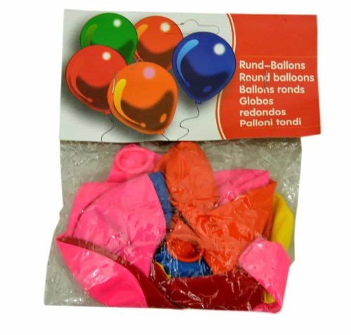 Assorted color balloons set - birthday decorations 12pcs 30cm