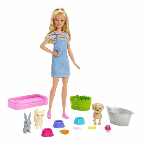 Barbie Doll Barbie Playset and Animal Kindergarten FXH11
