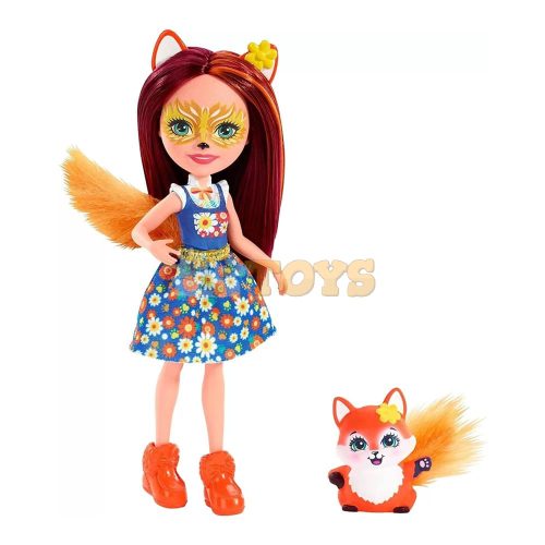 Enchantimals Felicity Fox Doll with Flick FXM71 Mattel Figure