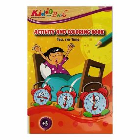 Kids coloring book Kiddo Books Say the time 4031