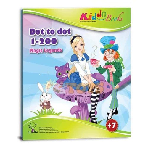Kiddo Books Magical Legends 5002 Connect the Dots Coloring Book