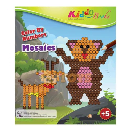 Kids Coloring Book Kiddo Books Color by Numbers 5039