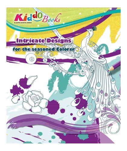 Coloring book for children or adults Kiddo Books Intricate Patterns
