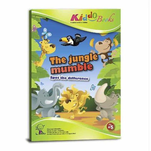 Find the differences coloring book Kiddo Books Jungle Grumble