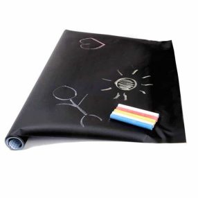   Tin sticker sticker 200x45 cm with 5 pieces of chalk Chalk tin foil