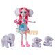 Enchantimals Esmeralda Playset with GTM30 Elephant Family