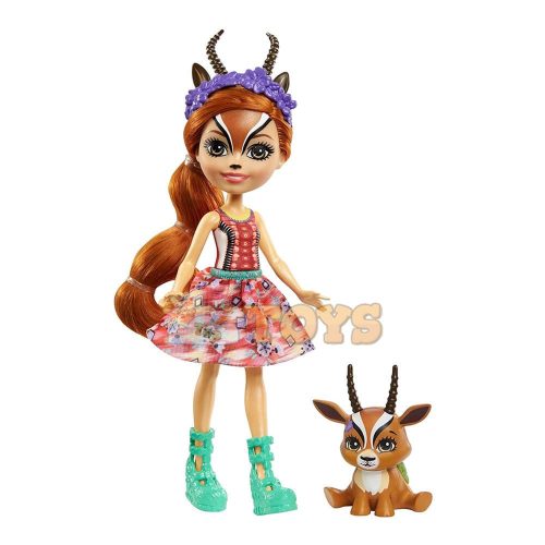 Enchantimals Gabriela Gazelle Doll with Racer GTM26 Figure