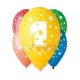 Set of balloons inscribed with the number 1 for birthdays 5pcs 30cm