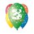Set of balloons inscribed with the number 3 for birthdays 5pcs 30cm