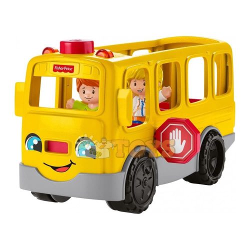 Fisher-Price Little People Happy Bus Toy with Sounds GXR97 Mattel