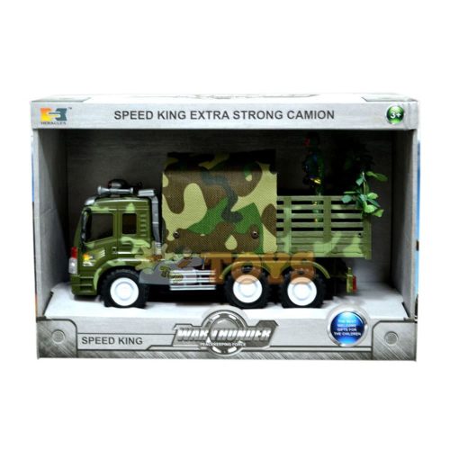 WAR THUNDER Speed ​​King II camouflage military truck toy