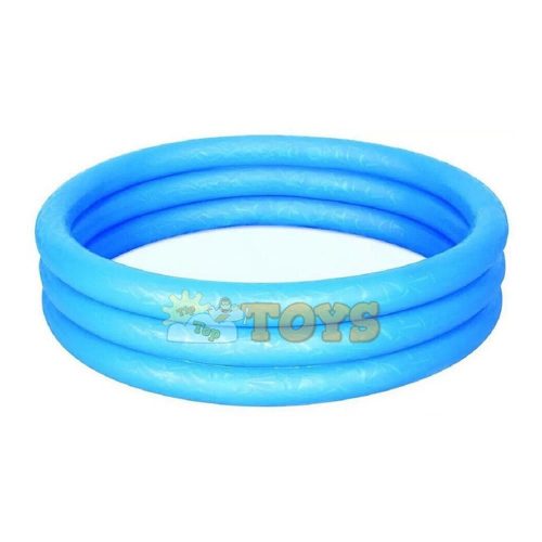 Bestway Inflatable pool 3 rings 51024 blue 102x25cm