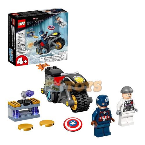 LEGO® Super Heroes Captain America versus Hydra 76189 - 49 pieces