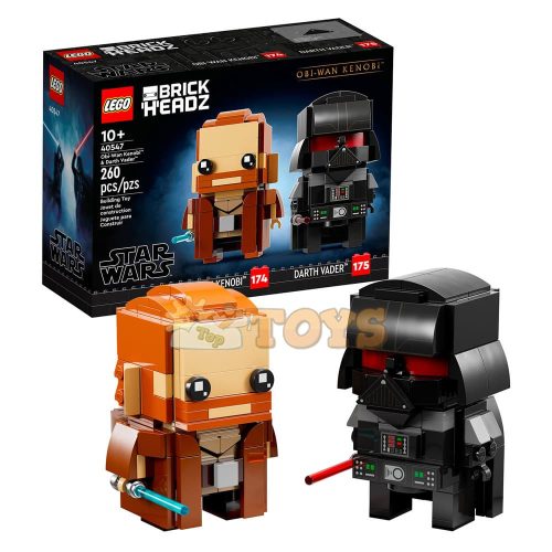 LEGO® Brick Headz Obi-Wan Kenobi & Darth Vader 40547 - 260 pieces