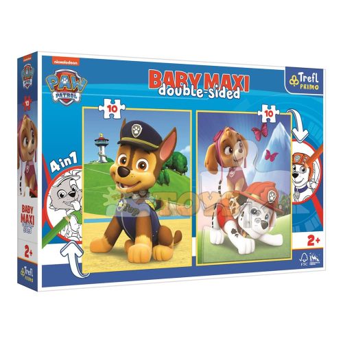 Trefl Puzzle 2x10 pieces Paw Patrol - Patrol of Puppies Baby Maxi