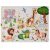 Recessed wooden puzzle Wild animals A-3027 - 7 pieces