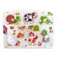 Recessed wooden puzzle Animal farm A-3035 - 7 pieces