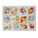 Recessed wooden puzzle Insects A-3015 - 12 pieces