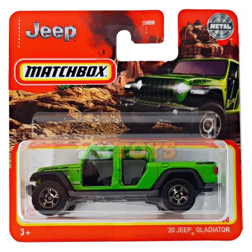 MATCHBOX Metal Car 2020 Jeep Gladiator HFR81 ITALY